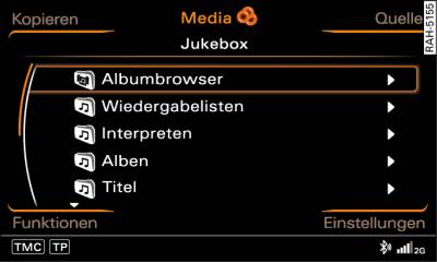 Ordnerstruktur der Jukebox